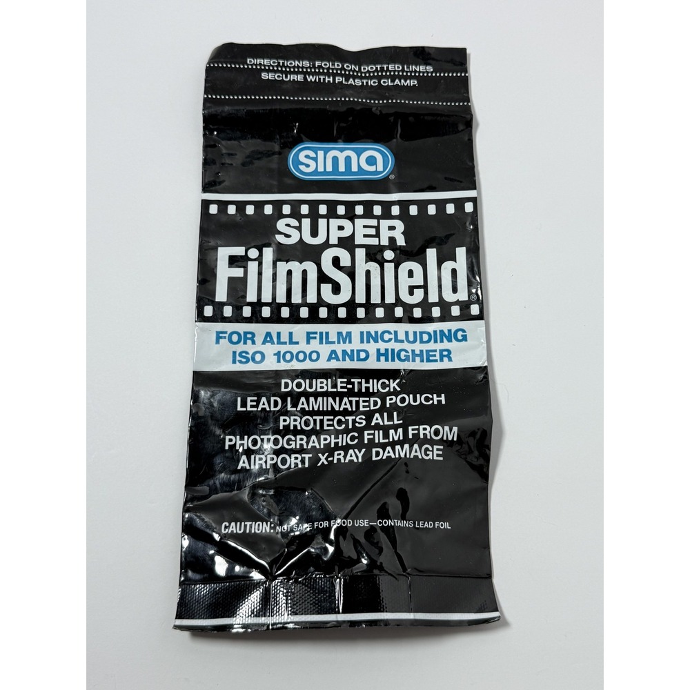 Sima Super FilmShield Lead Pouch X-Ray Protection for 35mm 120 ISO 1000+ Film